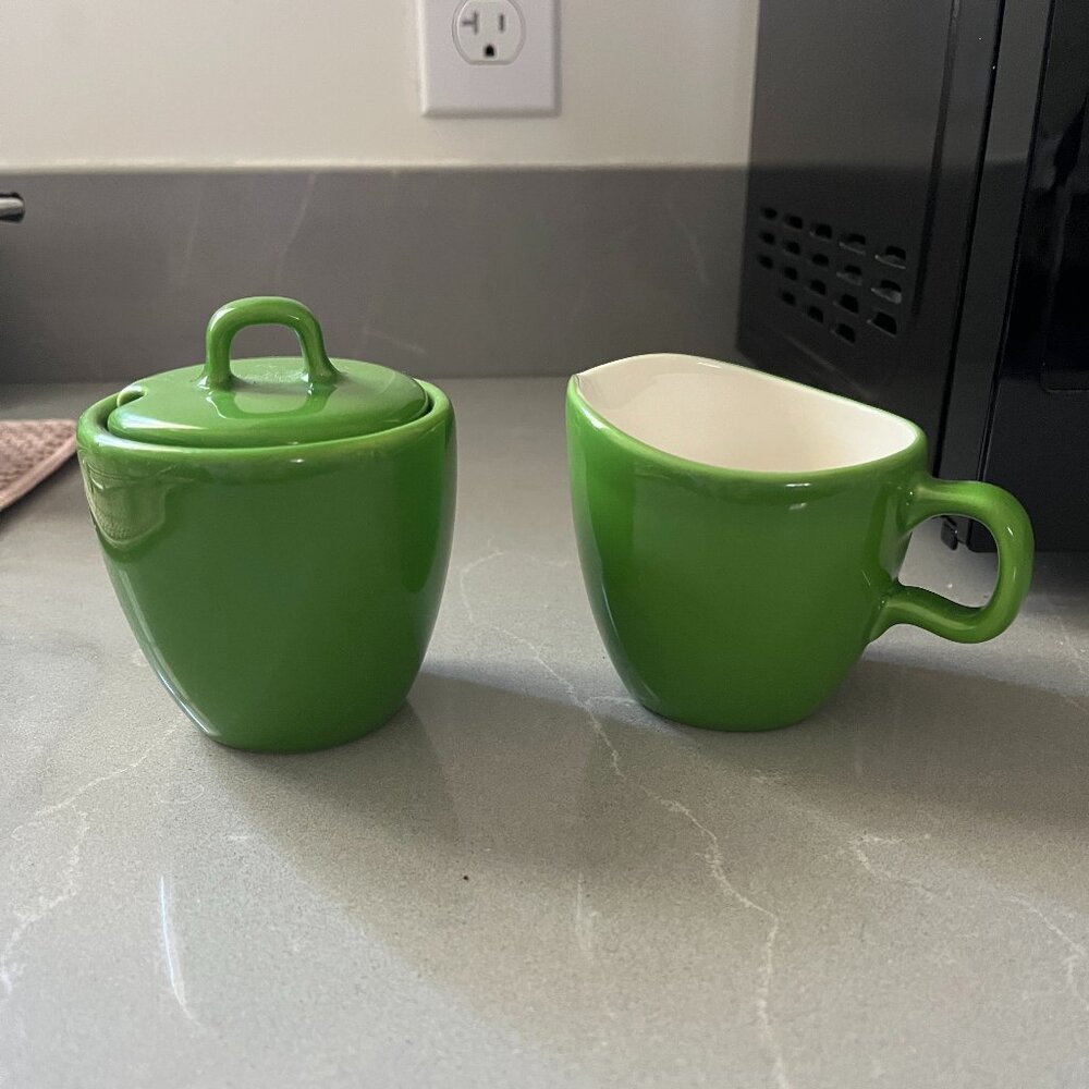 Starbucks Green Creamer And Sugar